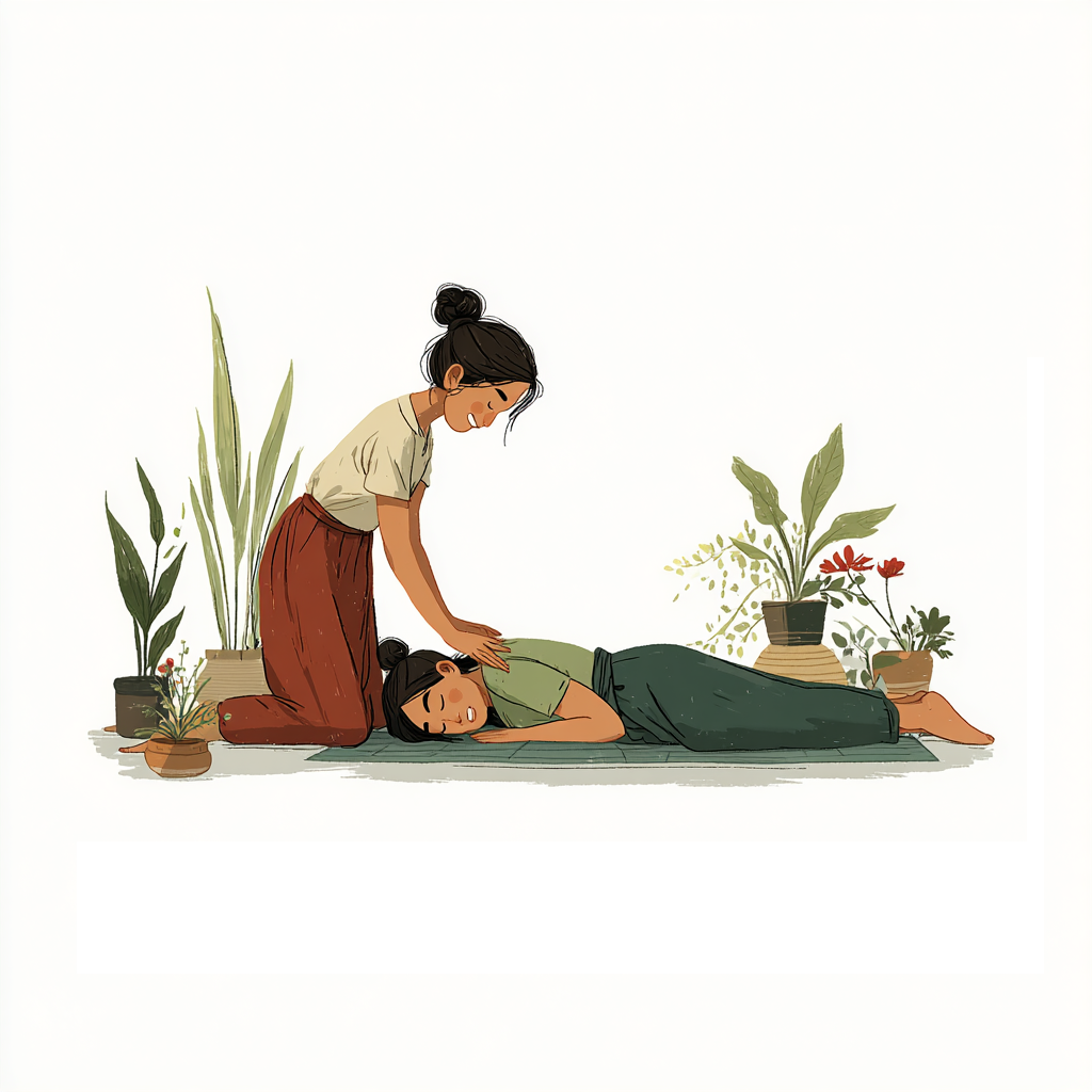 Photo illustrative soin Dos et Nuque